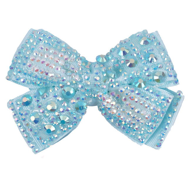 hair bows with rhinestones