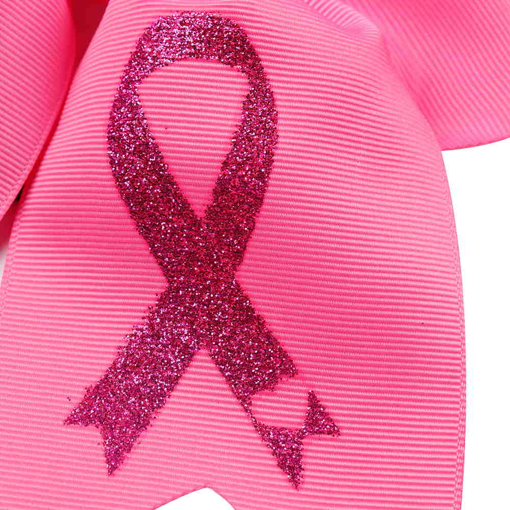 Pink Breast Cancer Bow