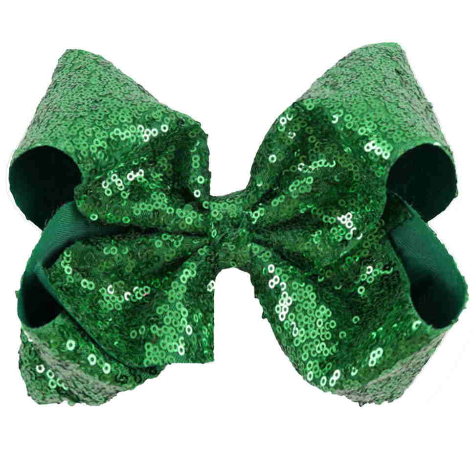 Large Full Sequin Hair Bow