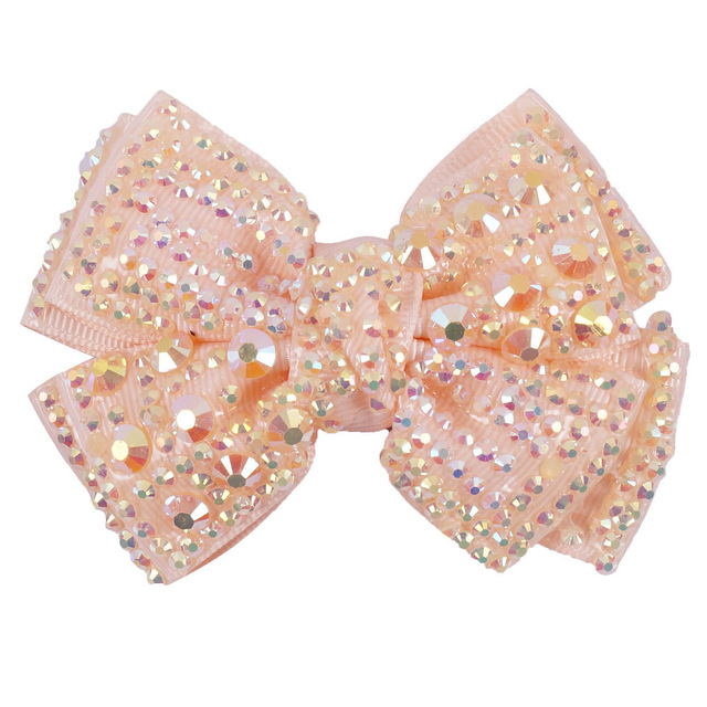 Girls Rhinestone Hair Bows