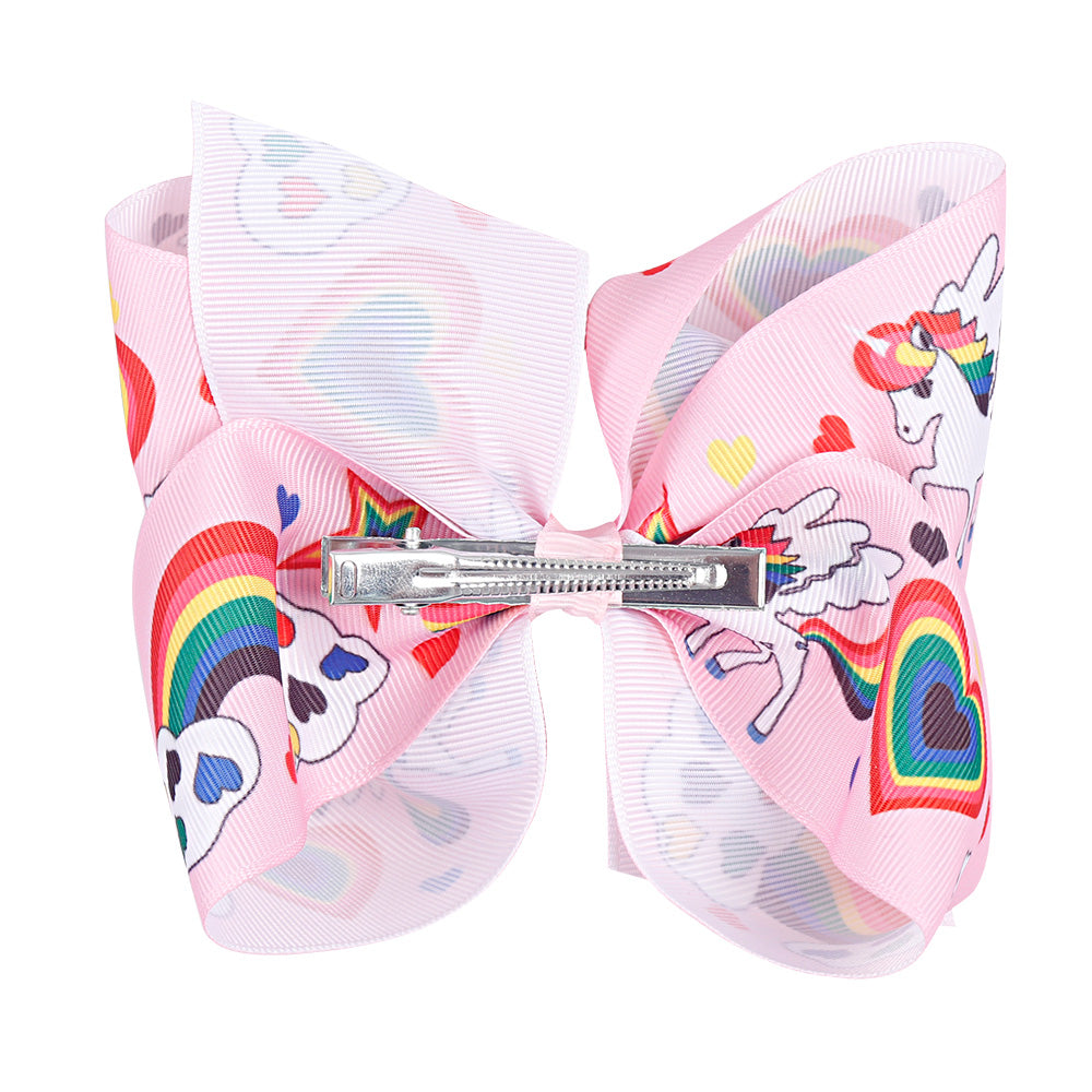 5'' Unicorn Hair Bows