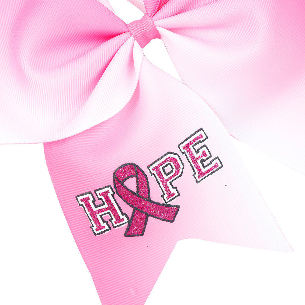 Breast Cancer Cheer Bow