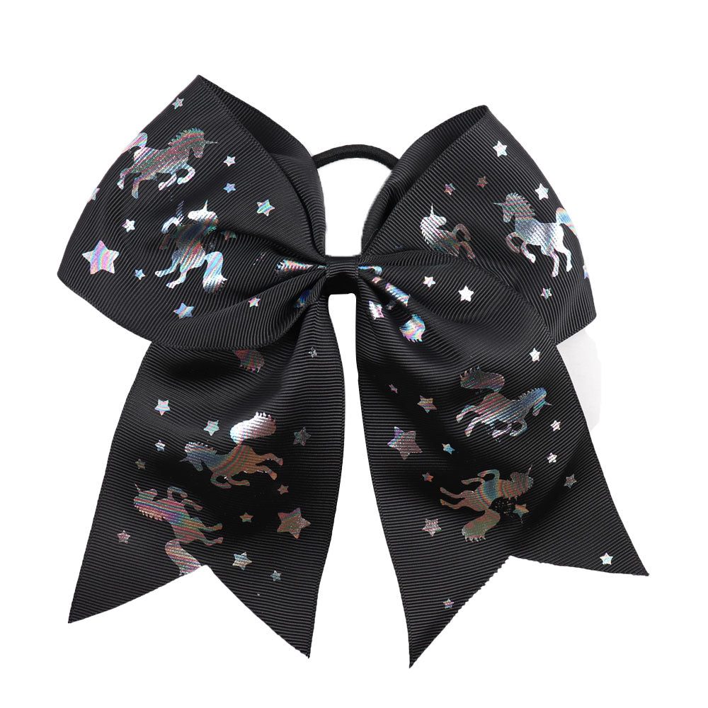 black cheer bow
