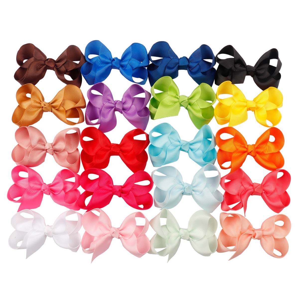 20 Pcs Handmade Mini Hair Bow