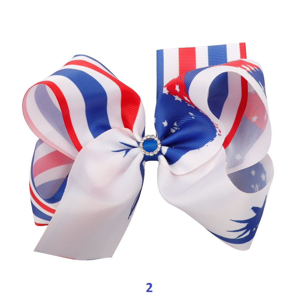 4th of july hair bow