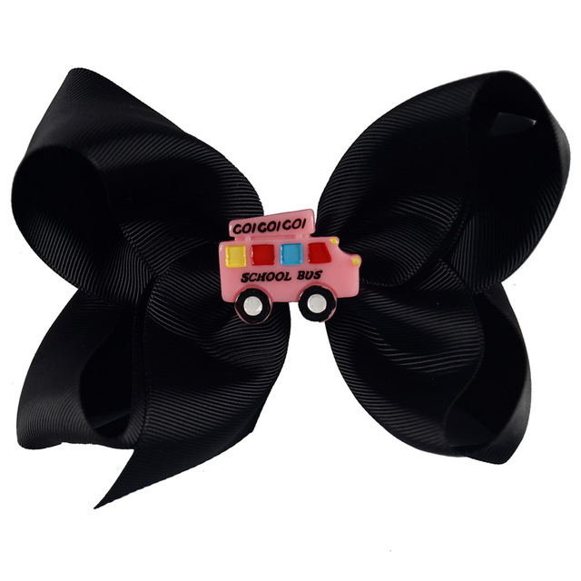 black school hair bow