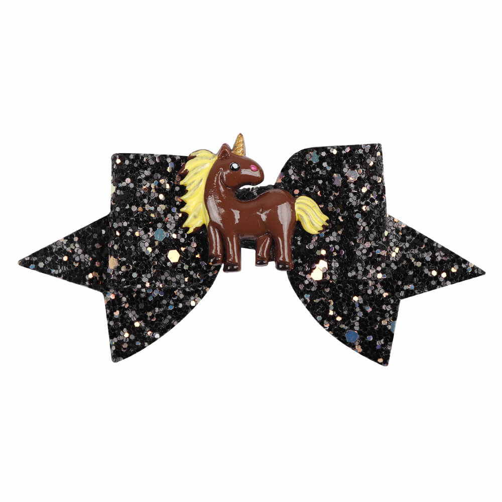 Swallowtail Glitter Hair Clip