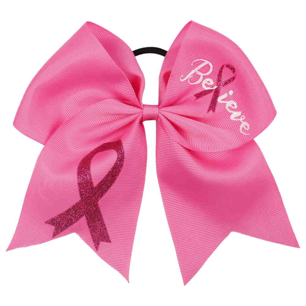 Pink Breast Cancer Bow