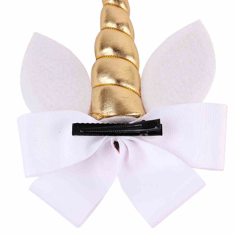 Unicorn Horn Hair Bow