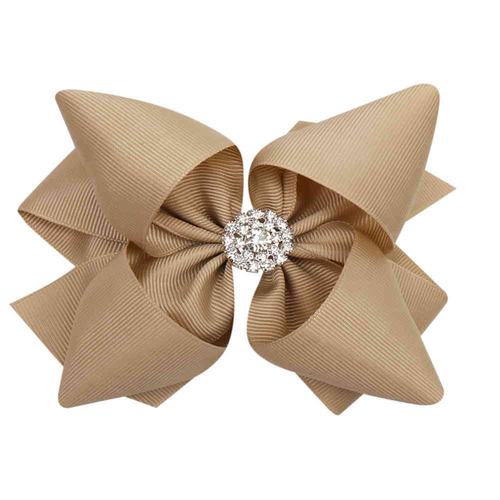 Rhinestone Stacked Hair Bow