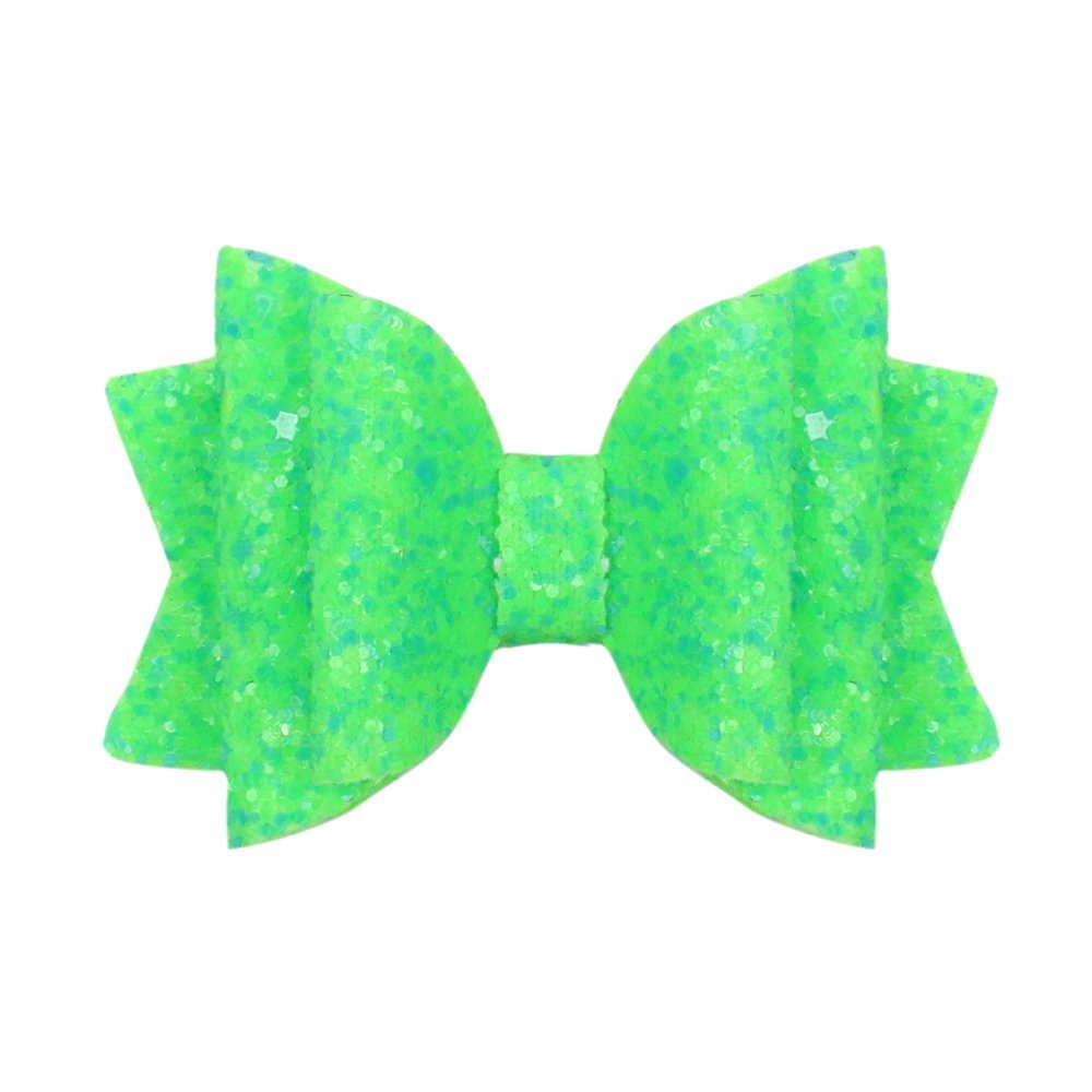 green hair clip