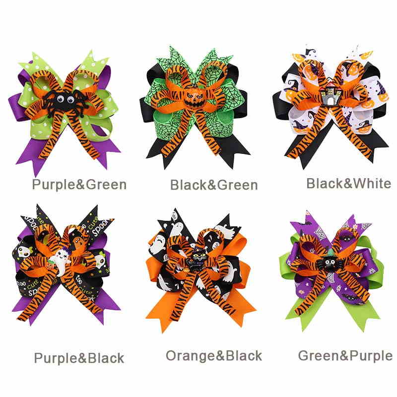 Multi Layered Halloween Hairgrips