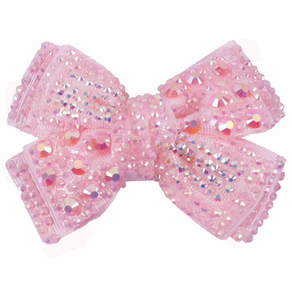 Girls Rhinestone Hair Bows