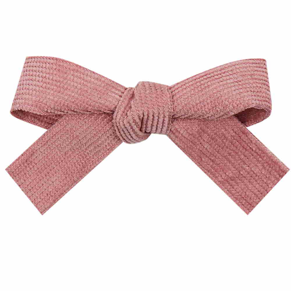 3.5 Inch Solid Velvet Hair Bows Clips for Girls