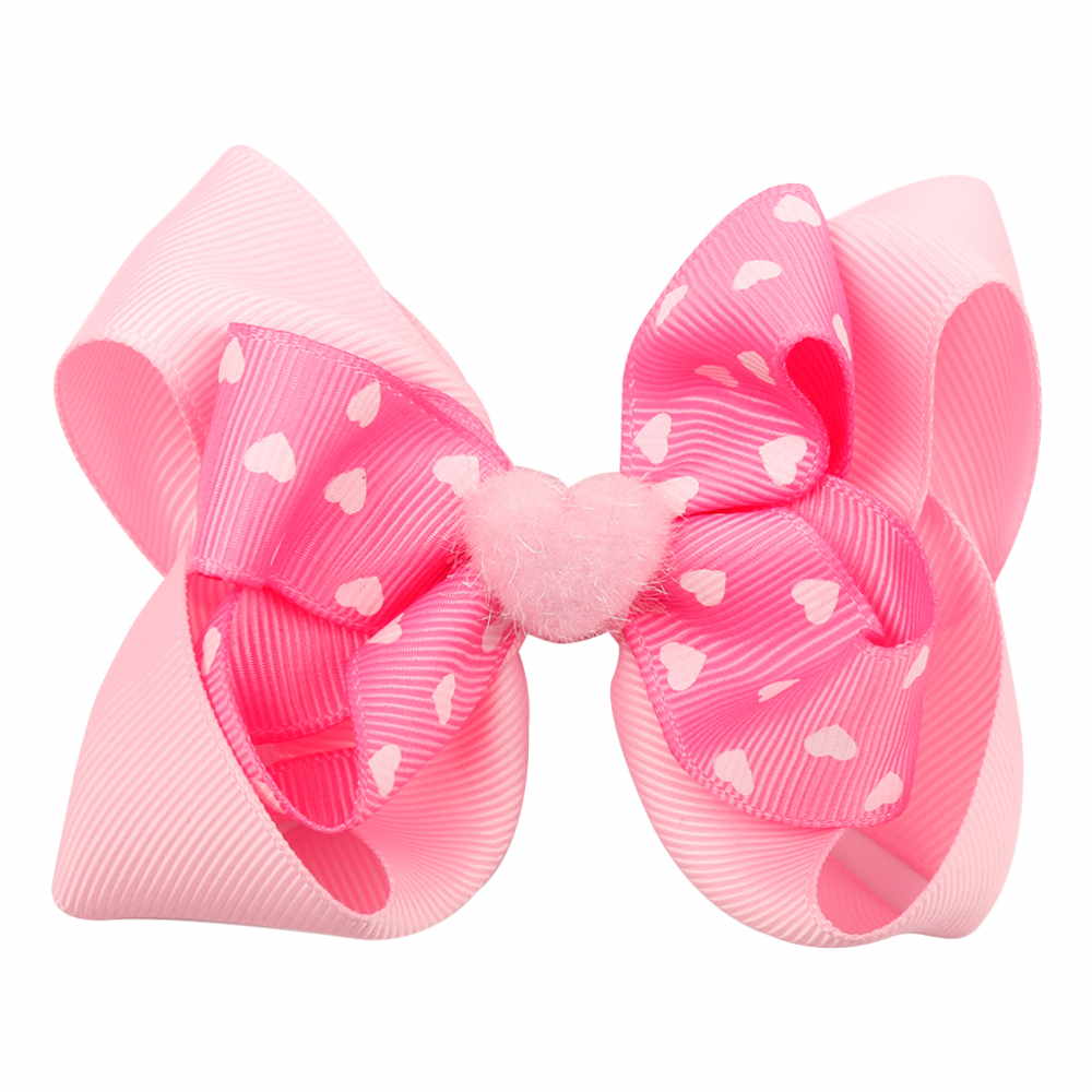 Valentine's Day 4'' Double Layered Hair Bows