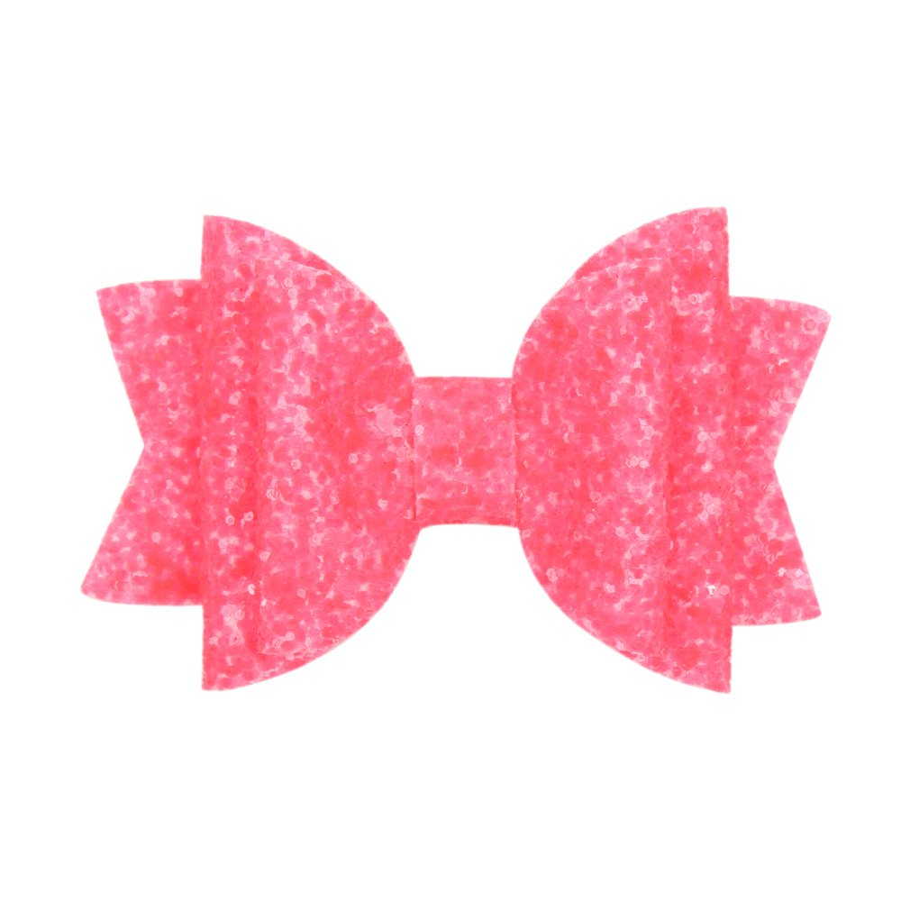 pink glitter hair clip