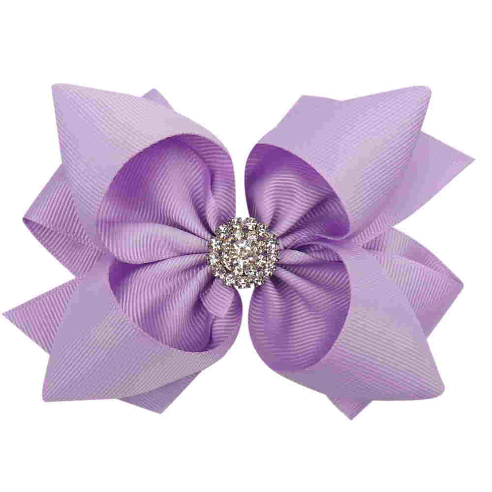 Rhinestone Stacked Hair Bow