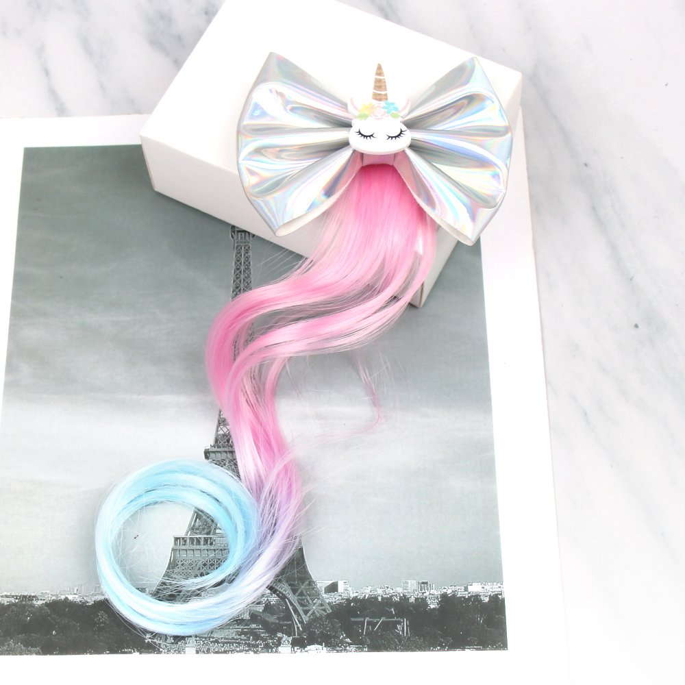 holographic hair bow